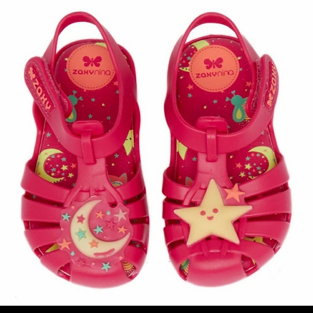 Zaxy glow in the dark baby infant sandals 5 6 7